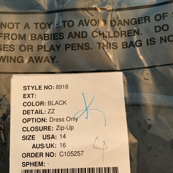 Black Sorella Vita evening gown - Picture 4 of 7